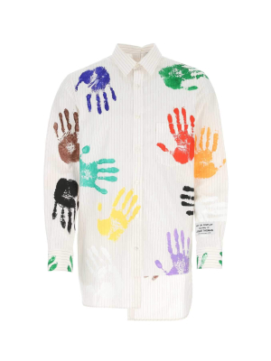 Lanvin Paint Splatter Shirt