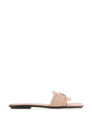 Lanvin Flat Swan Mules