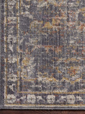 Chris Loves Julia X Loloi Rosemarie Rug - Graphite/multi