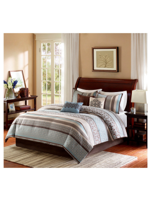 Cambridge 7 Piece Jacquard Comforter Set