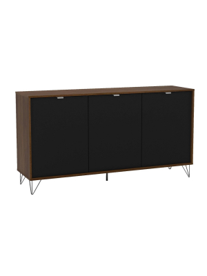 Carmel Sideboard Dark Brown/black - Chique