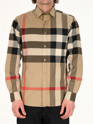 Burberry Check Print Shirt