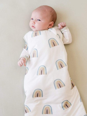 Printed Sleep Bag In Aloe Rainbow 1.0