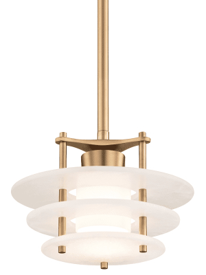 Gatsby Led Pendant Aged Brass