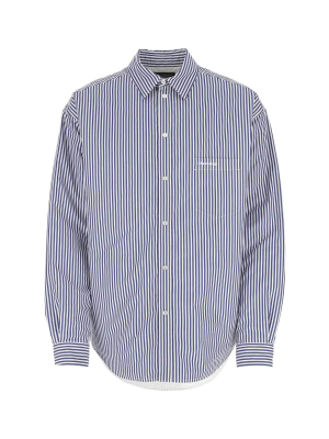 Balenciaga Bb Logo Striped Shirt