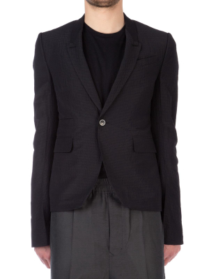 Rick Owens Single Breasted Blazer