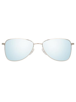 Dries Van Noten 197 Aviator Sunglasses In Silver