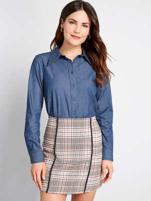 A New Classic Button-up Top