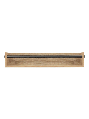 24" X 10" Utility Rack Shelf White Oak - Inplace