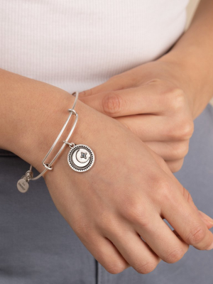 Crescent Moon Charm Bangle