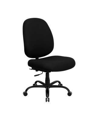 Hercules Series 400 Lb. Capacity Big & Tall Executive Swivel Office Chair Black - Flash Furniture