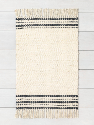 Charcoal Stripe Jute Rug - Hearth & Hand™ With Magnolia