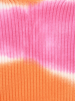 Msgm Tie-dye Cropped Knit
