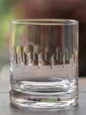 Crystal Whiskey Glass With Lens