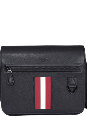 Bally Mylo Stripe Detail Messenger Bag