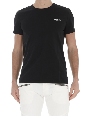 Balmain Mini Flocked Logo T-shirt