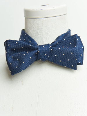 Josh Bow Tie ~ Rich Navy Dot