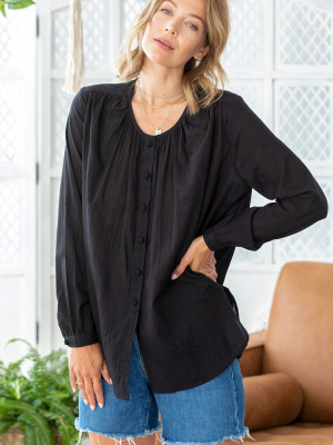 Ethereal Button Front Top