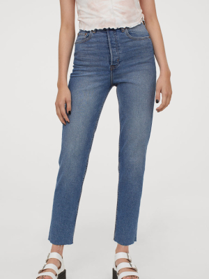 Mom High Ankle Jeans