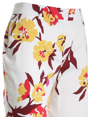 Max Mara Studio Floral Print Pants