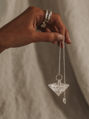 Pyramid Quartz Pendulum