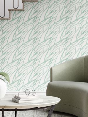 Tempaper Sea Glass Reed Removable Wallpaper