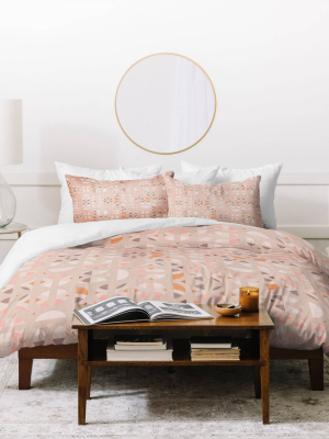 Mirimo Arabesque En Rose Duvet Set - Deny Designs