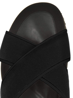 Leather / Nylon Webbing Beach Slide