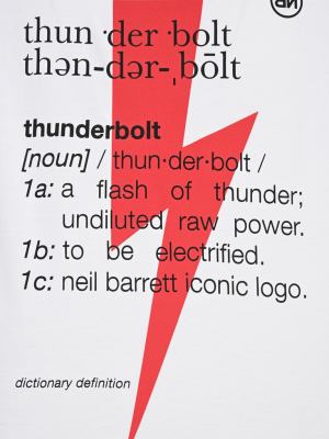 Neil Barrett Thunderbolt Definition Print T-shirt