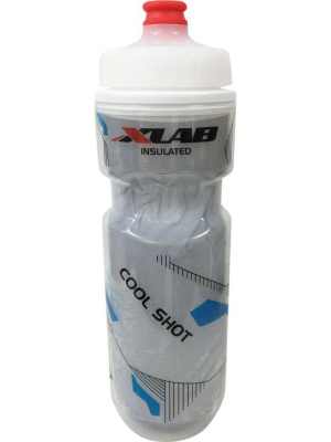 Xlab Cool Shot Bottle High Tech 20oz Unsulated Racing Bottle, High-flow Valve