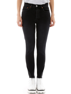 Re/done High-waisted Skinny Jeans