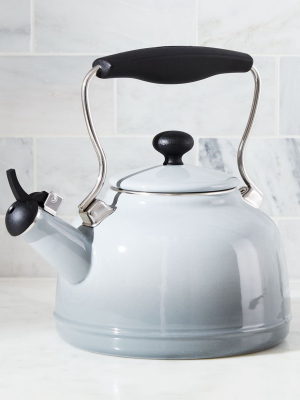 Chantal ® Vintage Grey Steel Enamel Tea Kettle