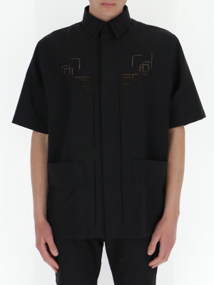 Fendi Oversized Short-sleeve Shirt