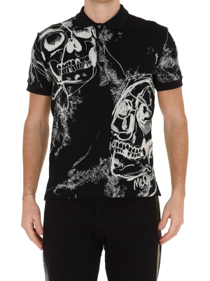 Alexander Mcqueen Skull Polo Shirt