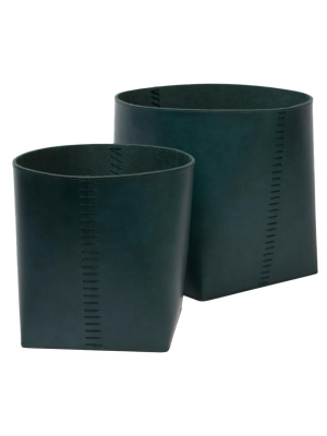 Pigeon & Poodle Salo Basket - Dark Teal