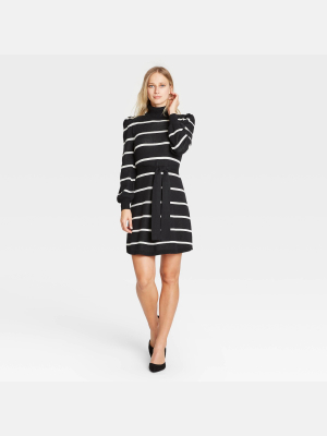 Women's Balloon Long Sleeve Sweater Dress - Who What Wear™