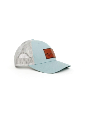Trucker Hat With Leather Panel