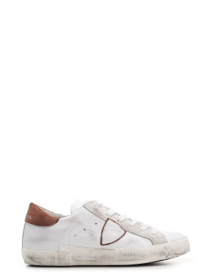 Philippe Model Panelled Low-top Sneakers