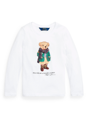 Polo Bear Long-sleeve Cotton Tee