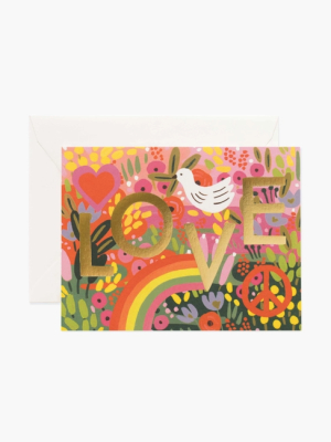 All You Need Is Love Rainbow Card - Rp1