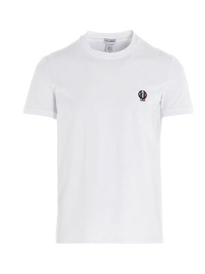 Dolce & Gabbana Logo Patch Crewneck T-shirt