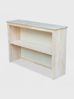 Hutch For Brooklyn Desk Unfinished - International Concepts