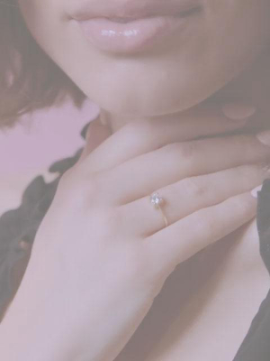 Darling In The Wild - 14k Polished Gold Moissanite Ring