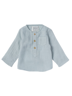 Bonheur Du Jour Elliot Boy Shirt - Ice Blue