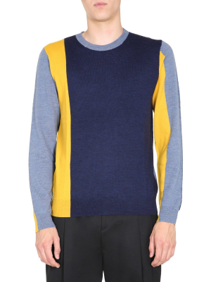 Jw Anderson Colour Block Crewneck Sweater