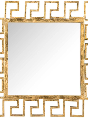 Calvin Greek Key Mirror