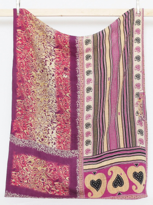 Anchal Twin Kantha Quilt No. T190935