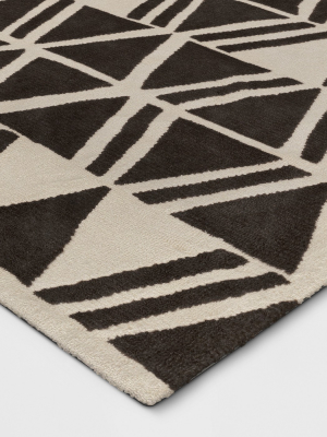 Microplush Geo Knitted Area Rug - Project 62™