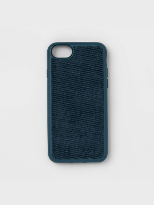 Heyday™ Corduroy Apple Iphone Case - Teal