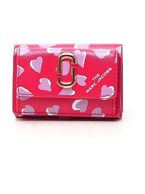 Marc Jacobs The Snapshot Hearts Trifold Wallet